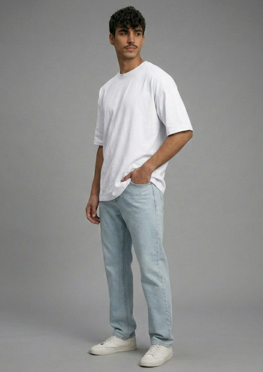 Men’s Oversized Essential T-Shirt – White