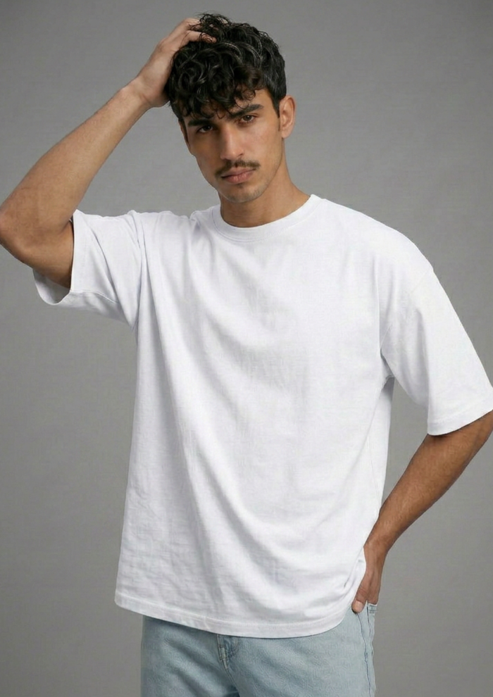 Men’s Oversized Essential T-Shirt – White