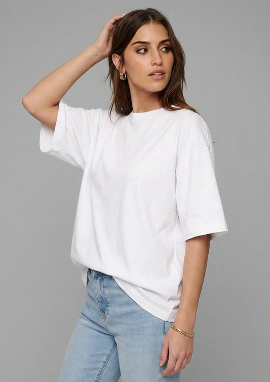 Women’s Oversized Essential T-Shirt – White